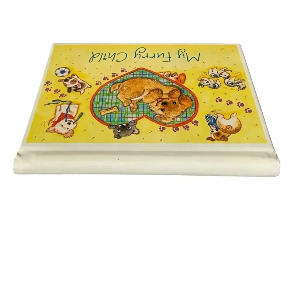 Hallmark My Furry Child Pet Photo Album Dog Puppy Spiral Holds 24 Photos NWOT